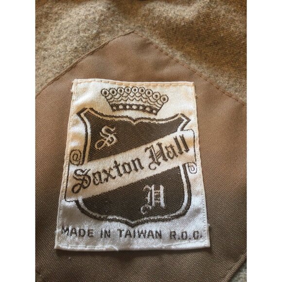 Vintage Saxton Hall Womens Trench Coat Size 10 Detachable Liner Belt Tan Neutral - Picture 4 of 14